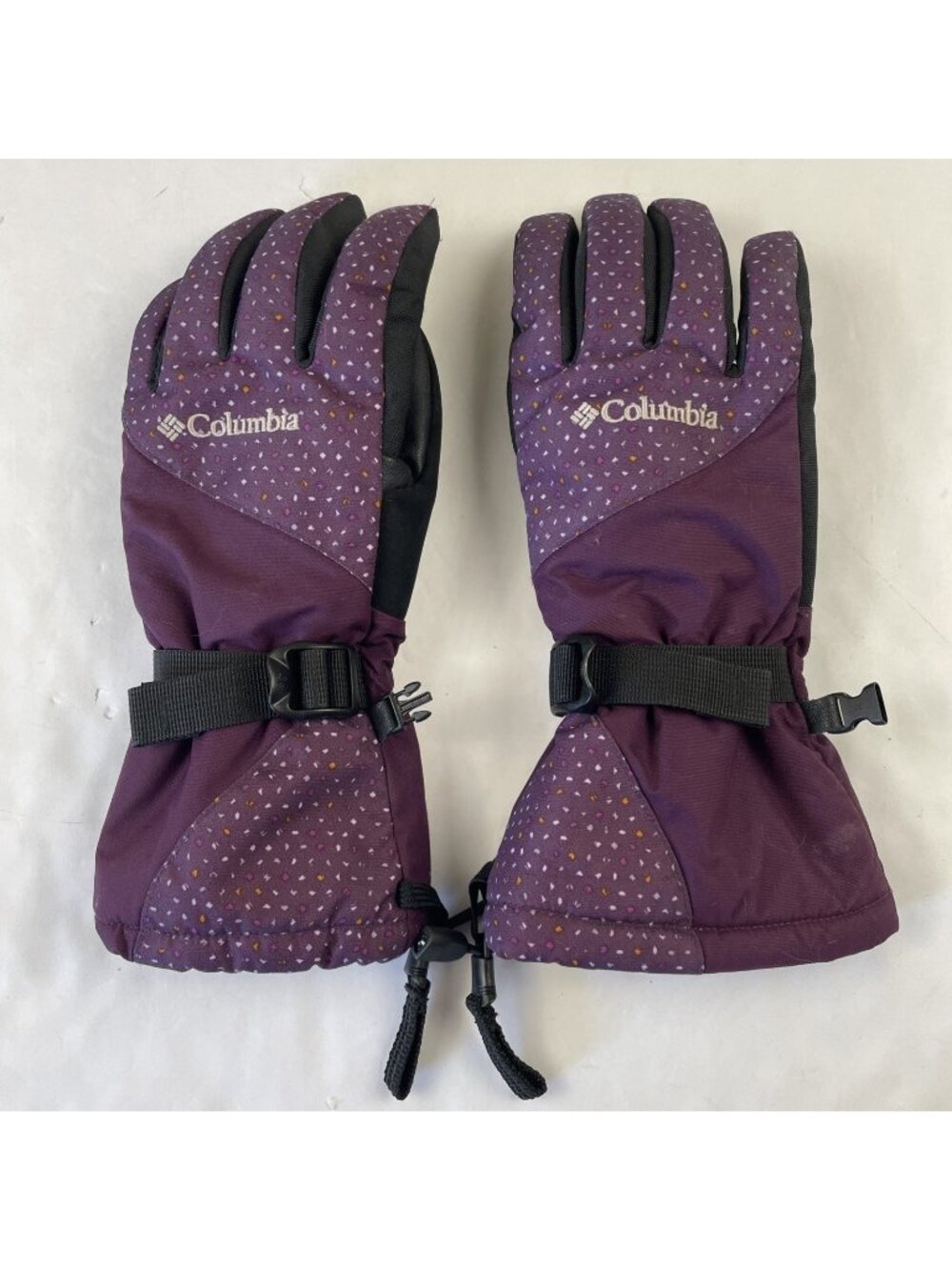 Columbia Winter Gloves Women's L Purple Waterproof Insulated Ski Snowboard